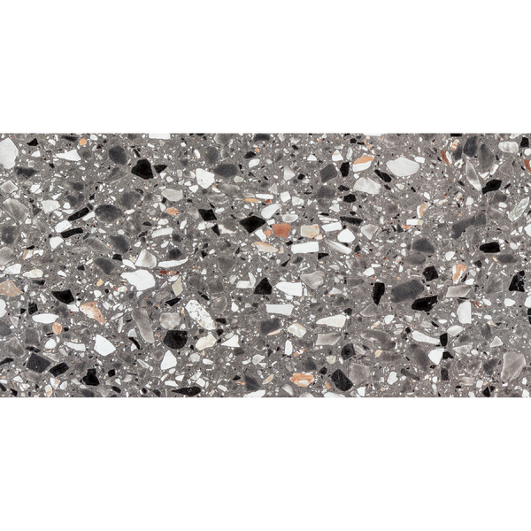 Terrazzo Antracite Textured Tile