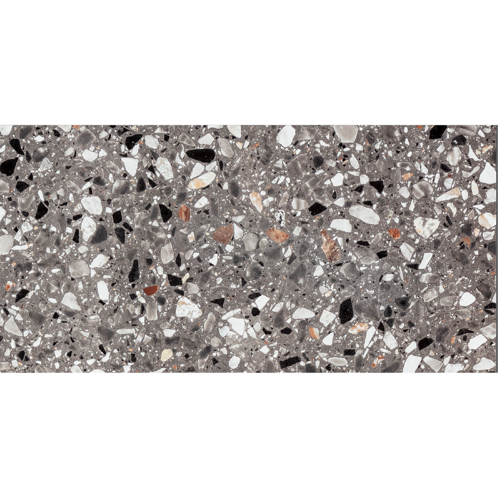 Terrazzo Antracite Textured Tile