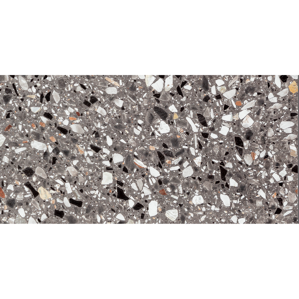 Terrazzo Antracite Textured Tile