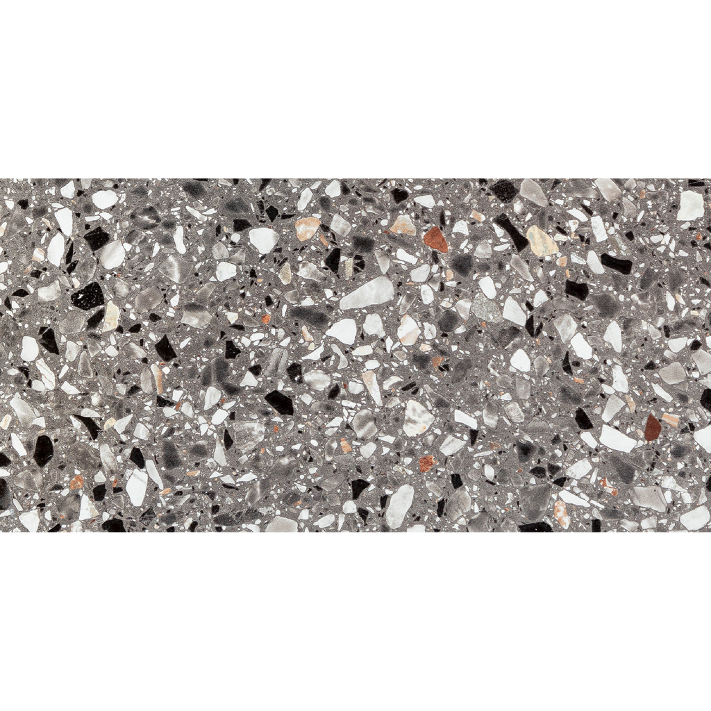 Terrazzo Antracite Textured Tile