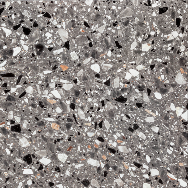 Terrazzo Antracite Extra Textured Tile