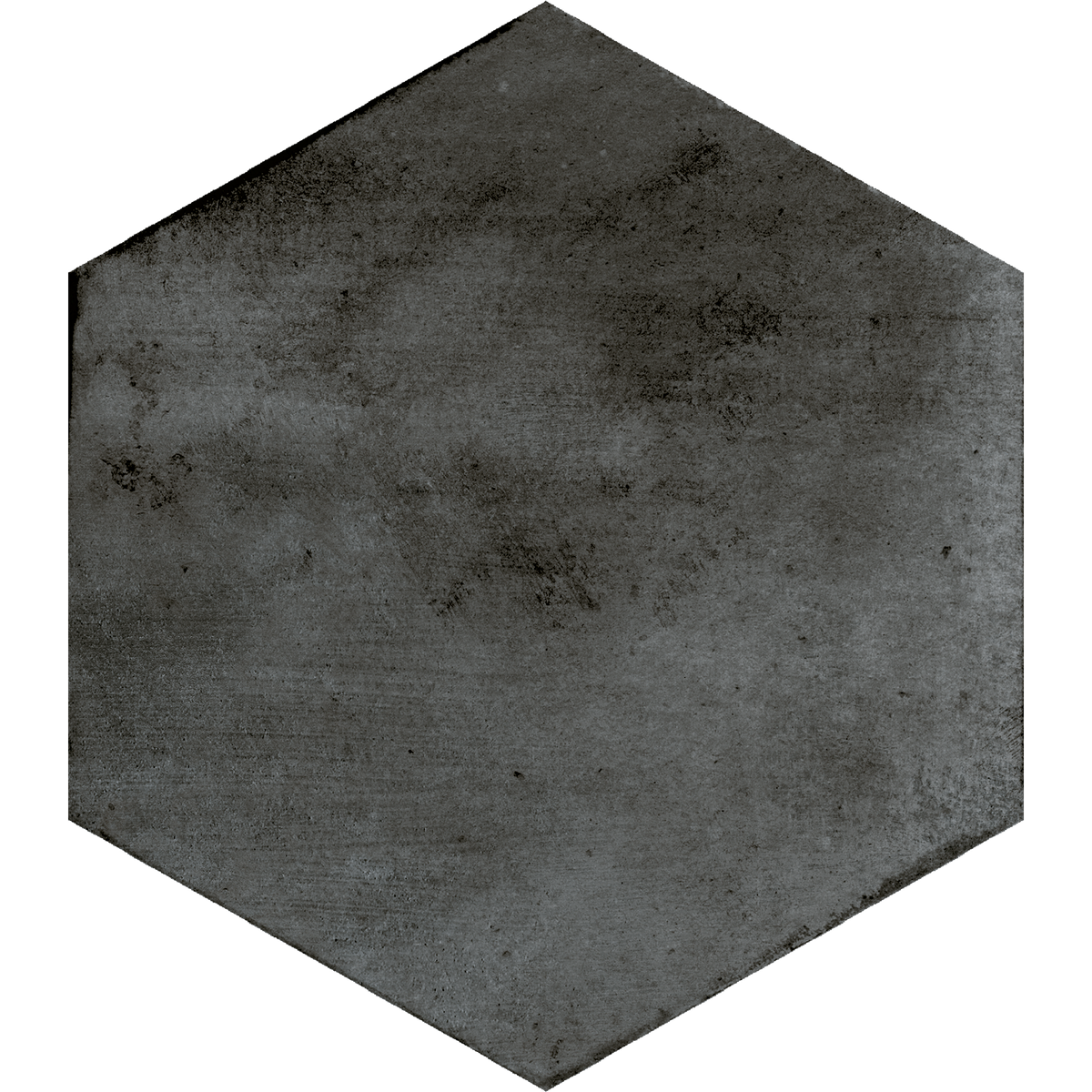 Hexagon Graphite Structured Textured Tile Sample