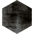 Hexagon Graphite Structured Textured Tile