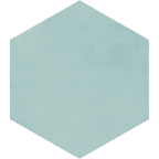 Denia Hexagon Sky Structured Textured Tile