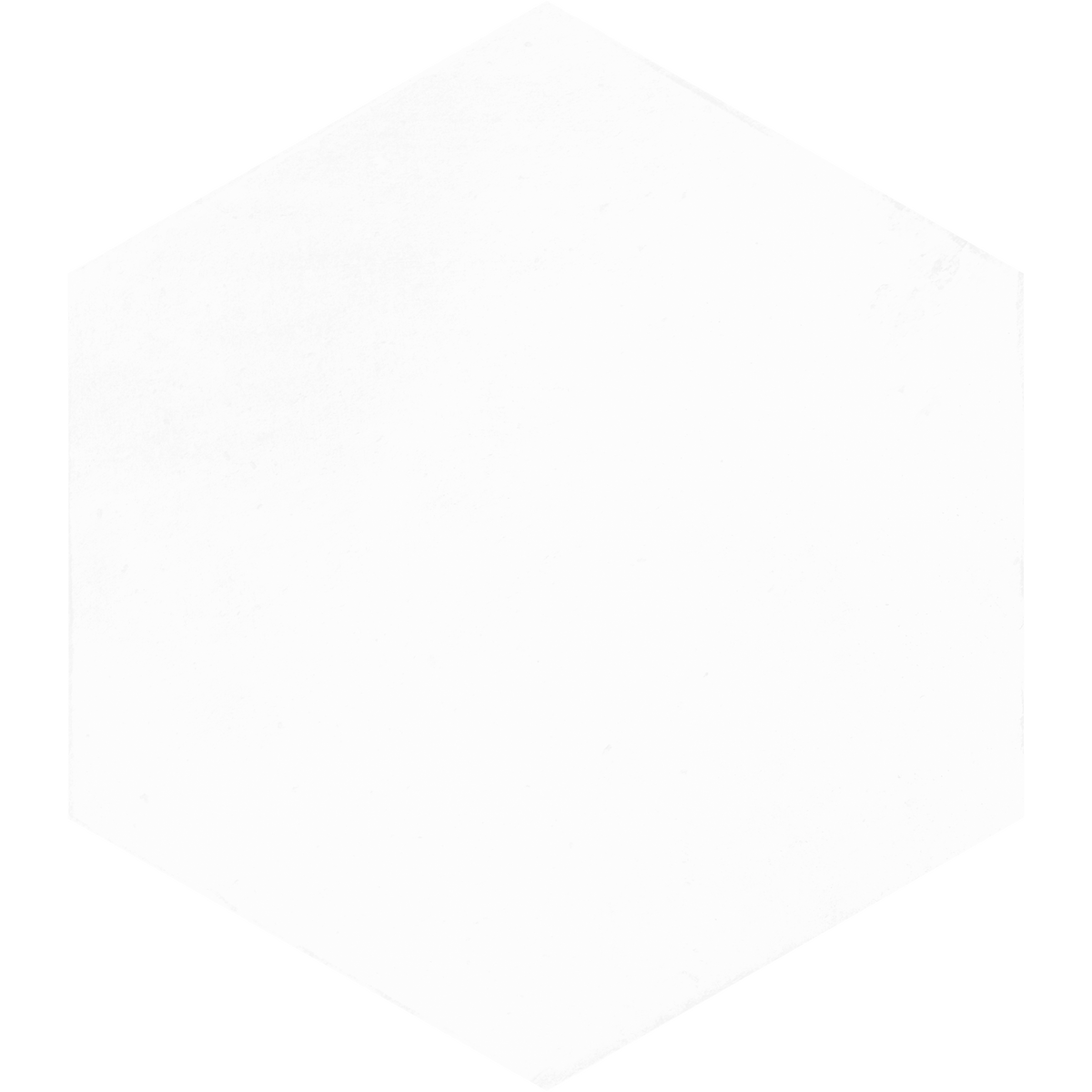 Hexagon White Structured Textured Tile Sample