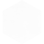 Hexagon White Structured Textured Tile