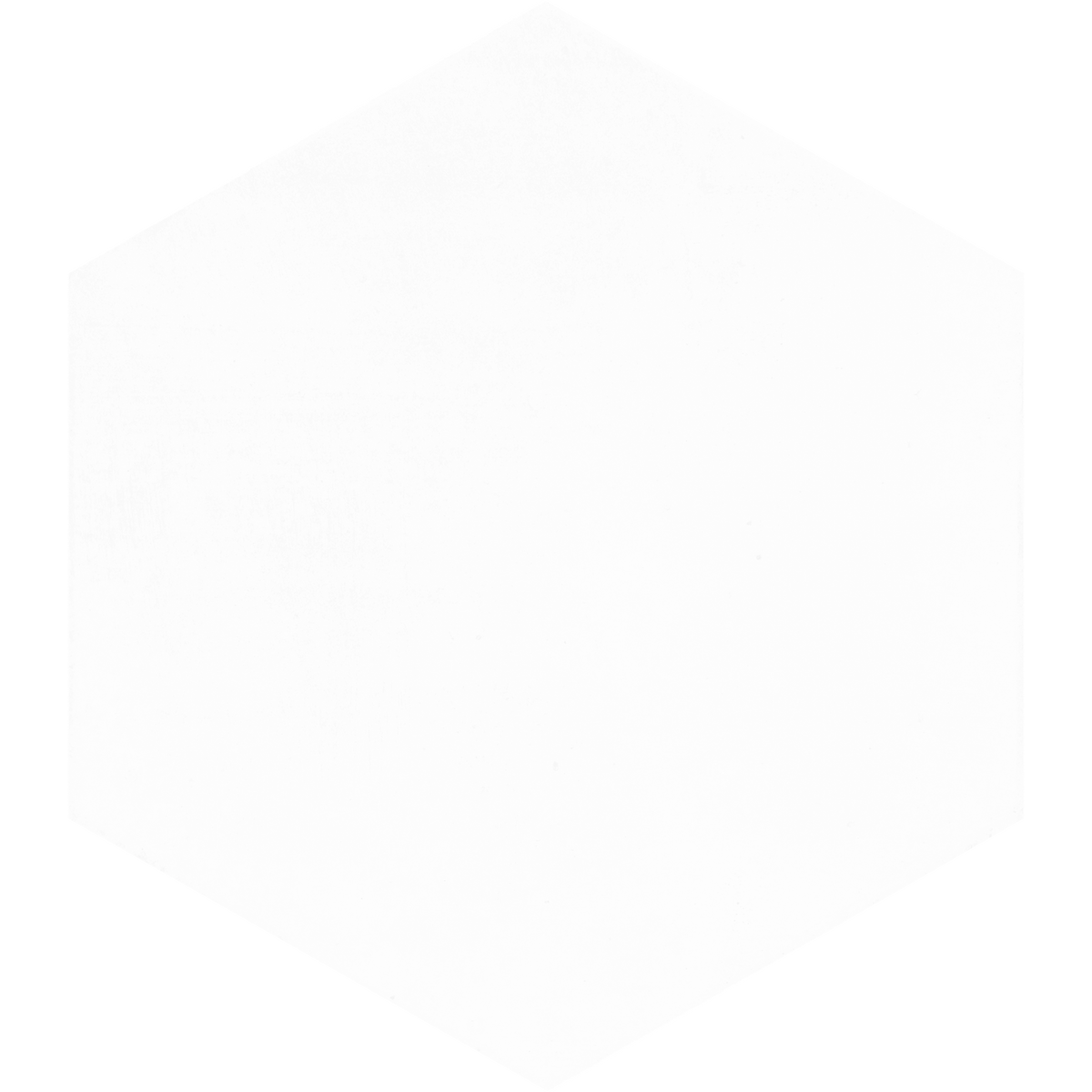 Hexagon White Structured Textured Tile