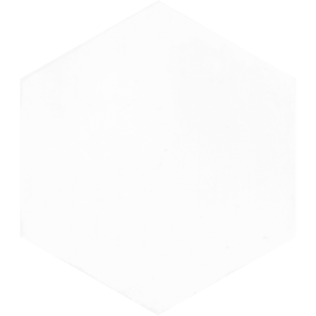 Hexagon White Structured Textured Tile