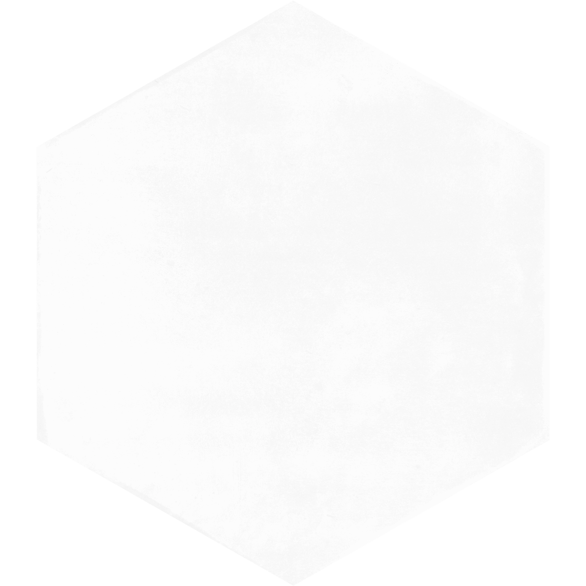 Hexagon White Structured Textured Tile