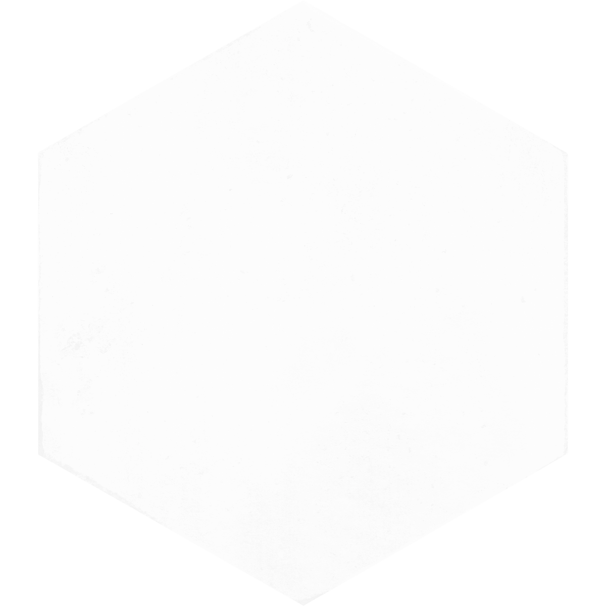 Hexagon White Structured Textured Tile
