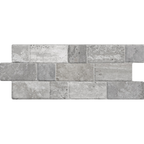Roma Travertine Modular Grey Textured Tile