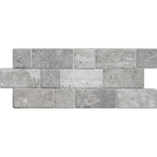 Travertine Modular Grey Textured Tile