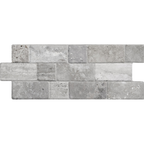 Travertine Modular Grey Textured Tile