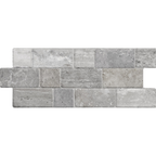 Travertine Modular Grey Textured Tile