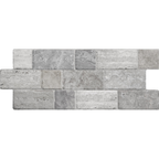 Travertine Modular Grey Textured Tile