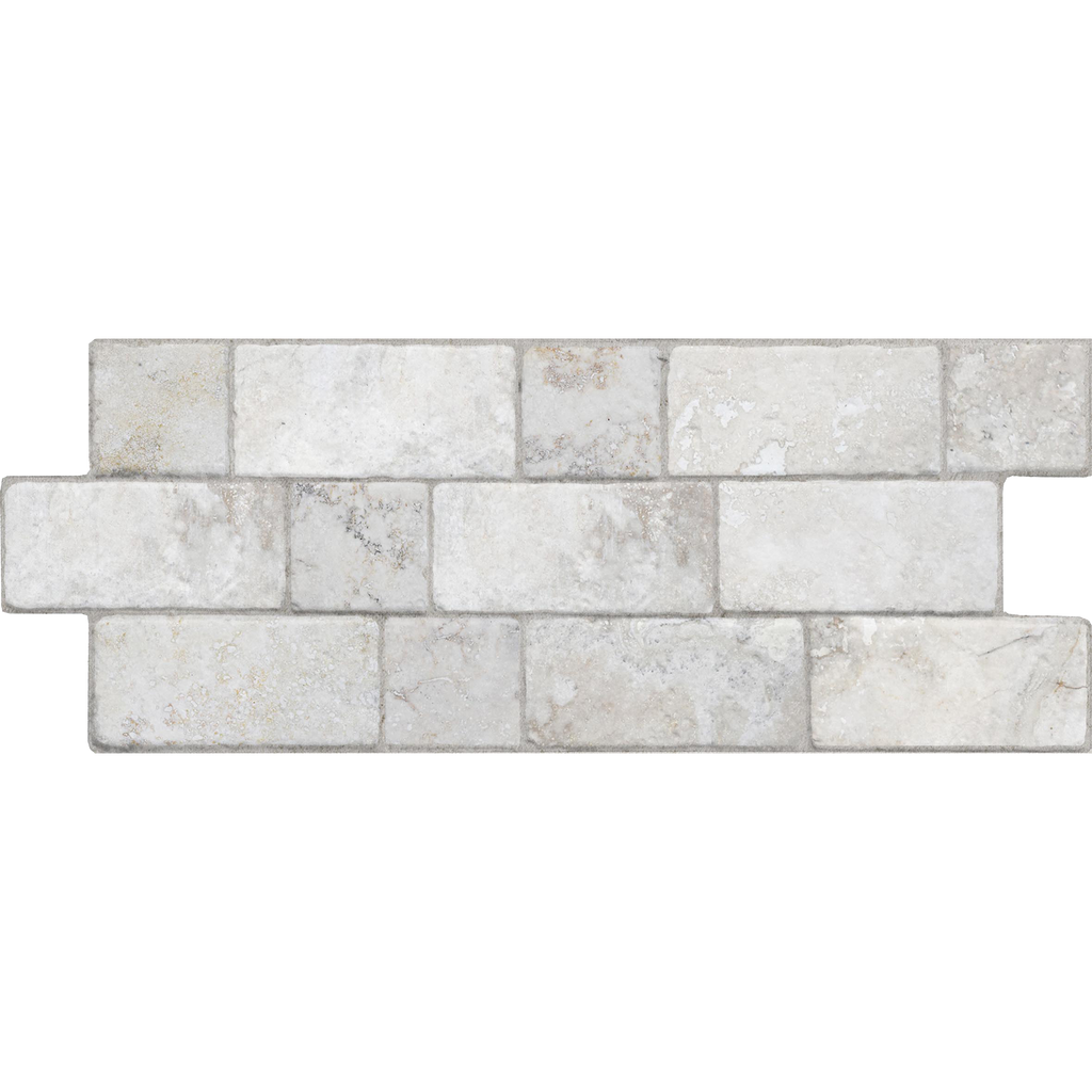 Roma Travertine Modular White Textured Tile