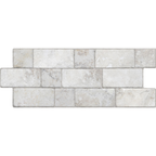 Roma Travertine Modular White Textured Tile
