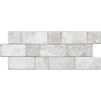 Travertine Modular White Textured Tile