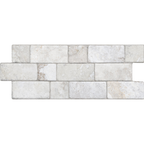 Travertine Modular White Textured Tile