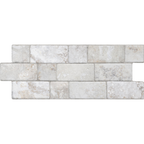 Travertine Modular White Textured Tile