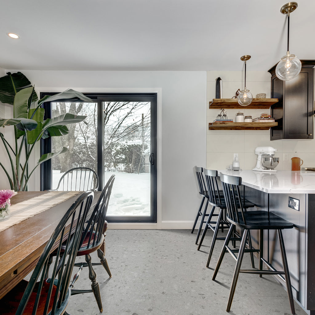 Silver Matt Tile - lifestyle view