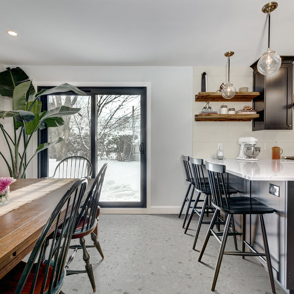 Silver Matt Tile - lifestyle view