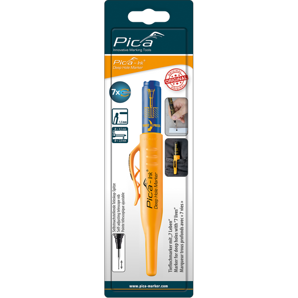 Ink Deep Hole Marker Blue