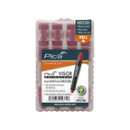 Visor Permanent Marker Refill Set Red