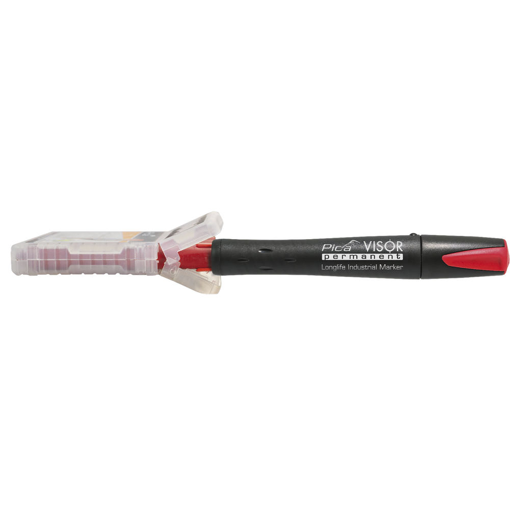 Visor Permanent Marker Refill Set Red