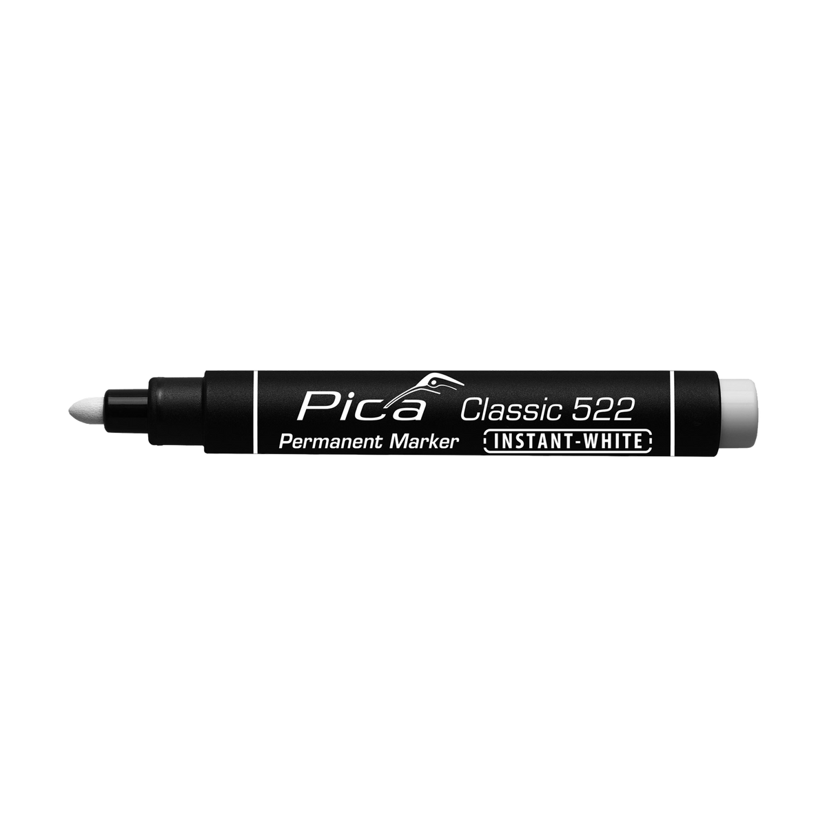 White Permanent Marker Round Tip 1-4mm