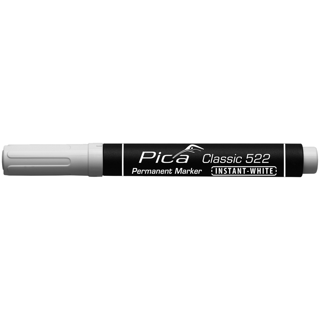 White Permanent Marker Round Tip 1-4mm