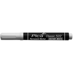 White Permanent Marker Round Tip 1-4mm