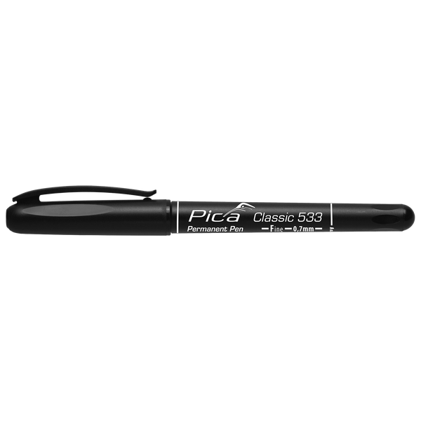 Black Permanent Pen Fine Tip 0-7mm