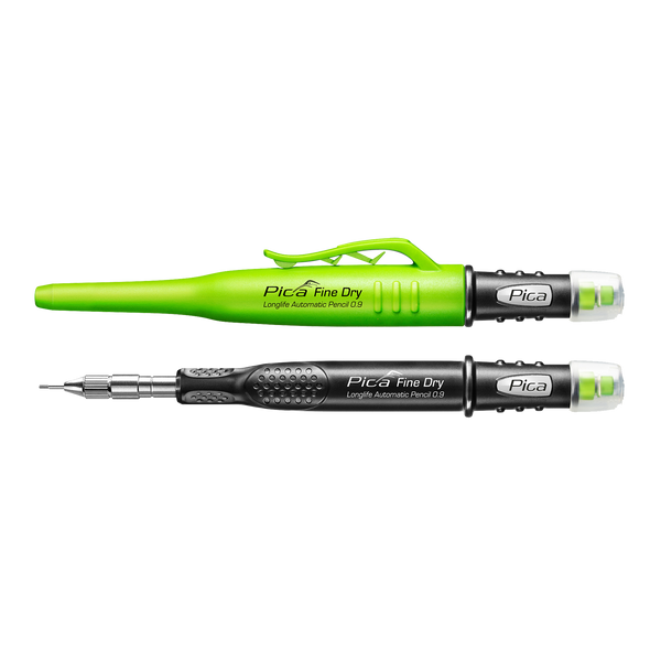 Fine Dry Auto Pencil With 5 Graphite 0.9mm Leads