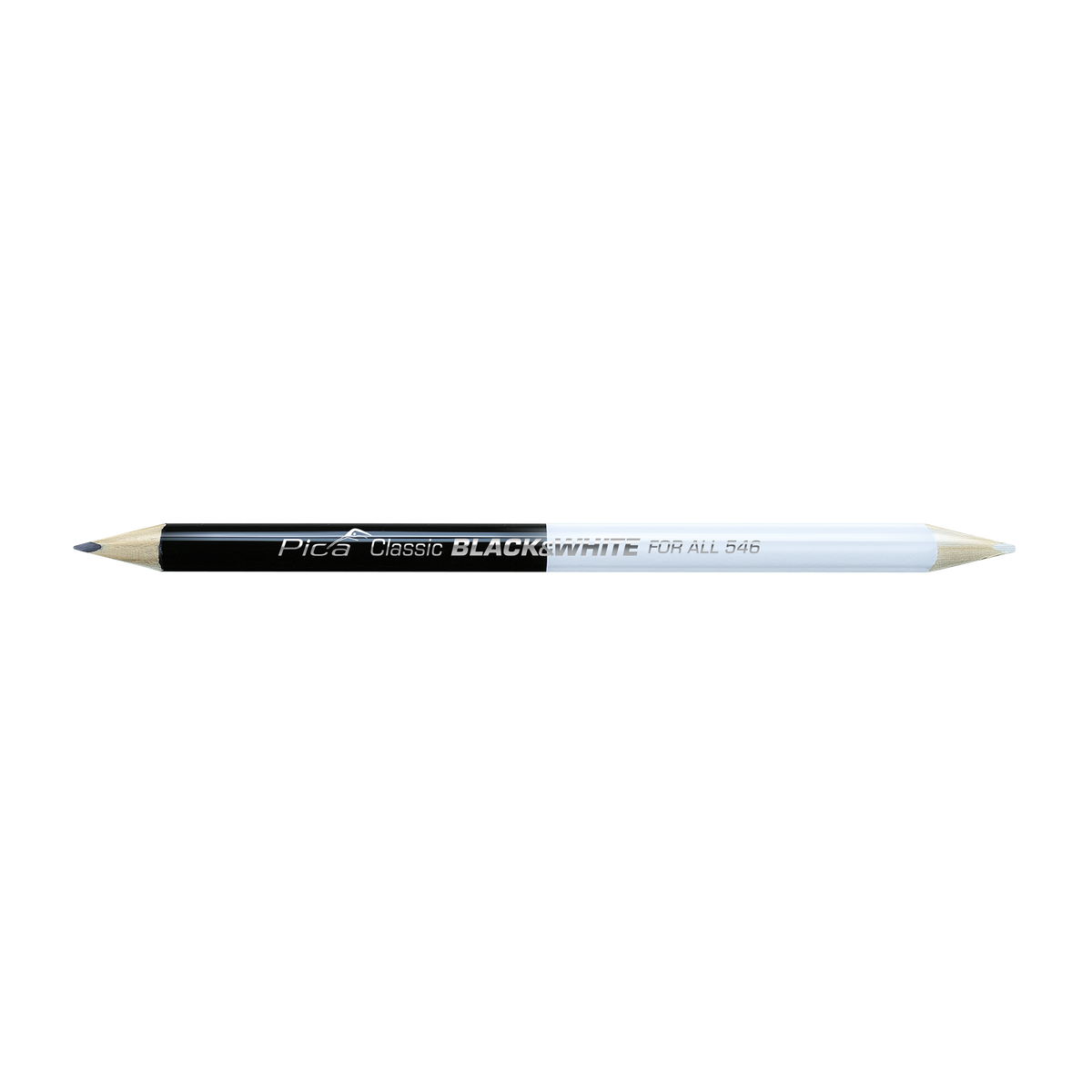 23cm Double Pencil Black and White