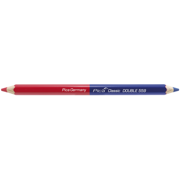 18cm Double Pencil Red and Blue