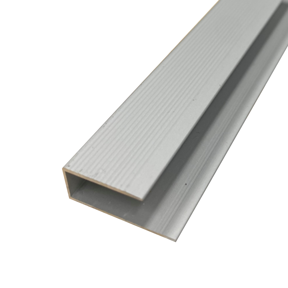 Edge Cover Matt Silver 13 x 3300mm