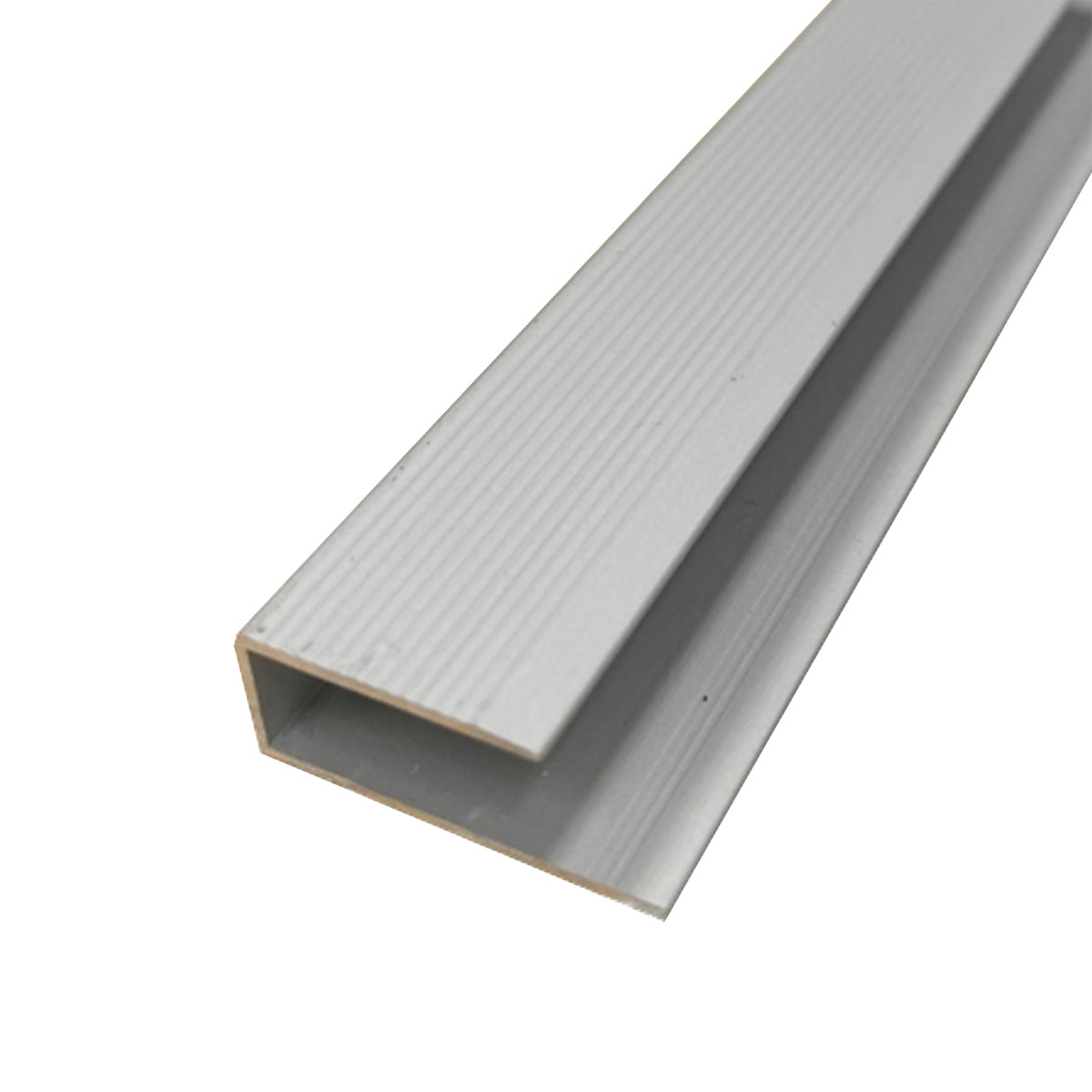 Edge Cover Matt Silver 15 x 3300mm