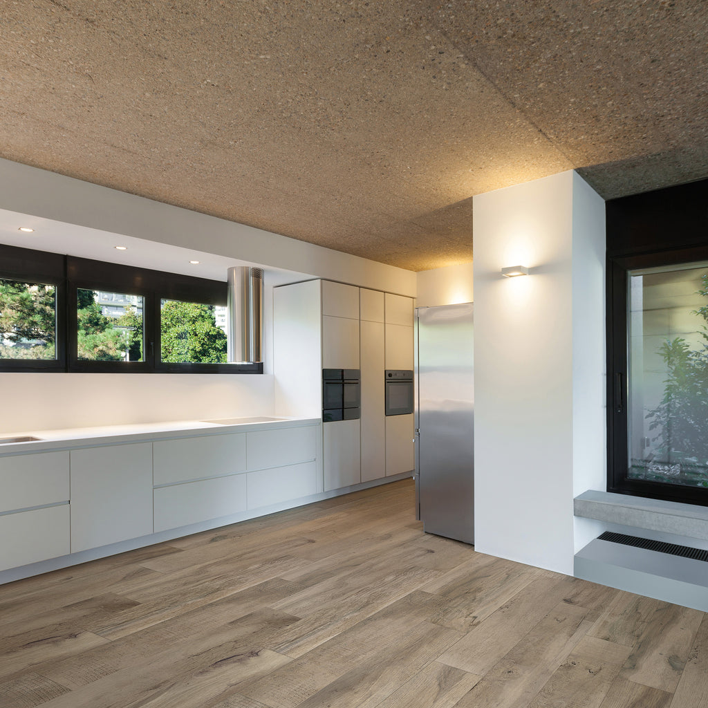 Wood Taupe Matt Tile - lifestyle view