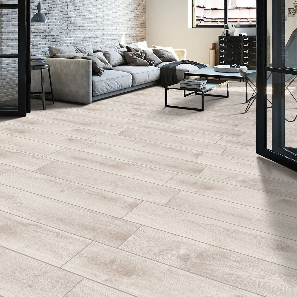 Silver Matt Tile - lifestyle view
