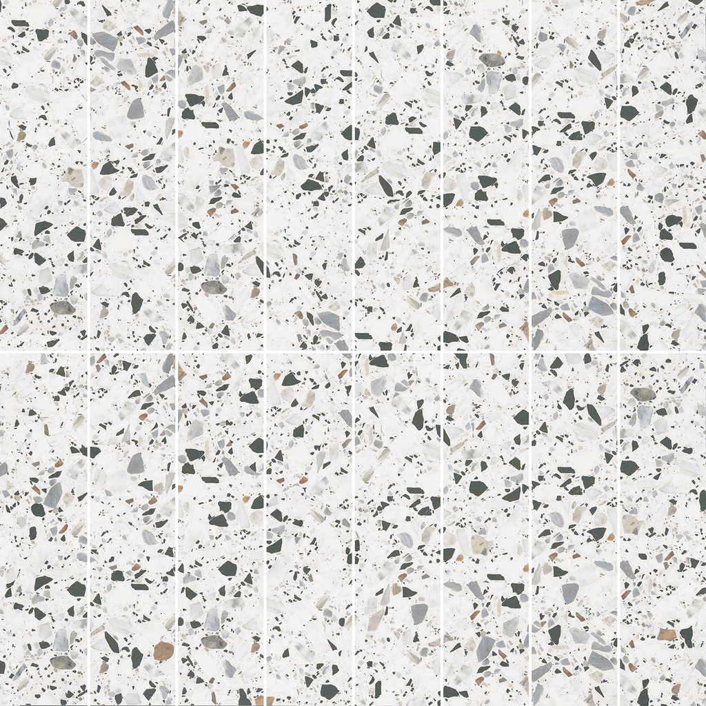 Vicenza Terrazzo Bianco Textured Tile