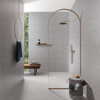 Terrazzo Grigio Textured Tile - lifestyle view