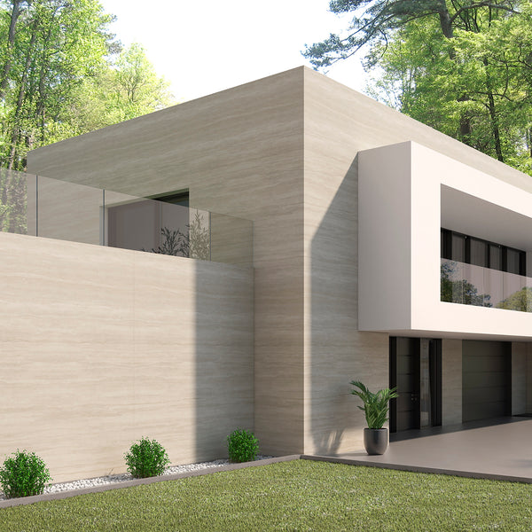 Navona Travertine Ivory Matt Tile - lifestyle view