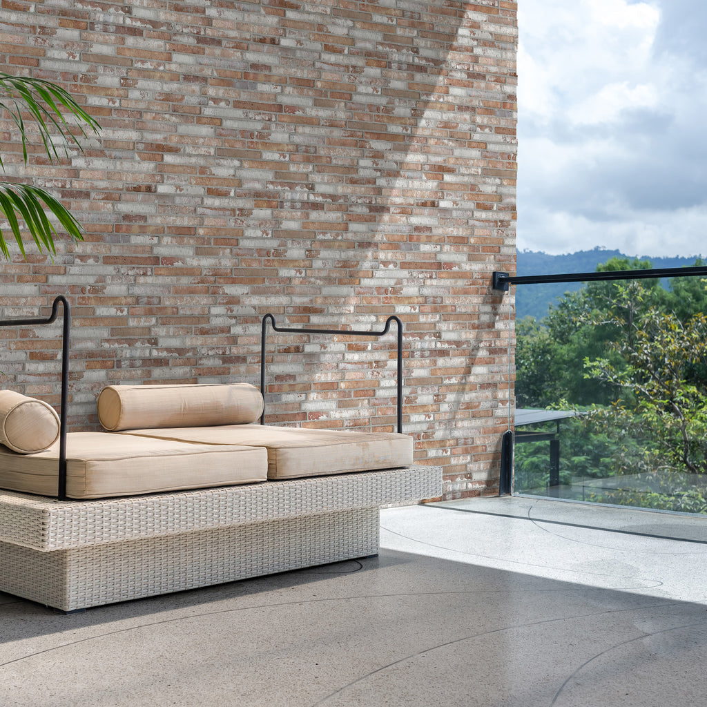 Red Textured Tile - lifestyle view