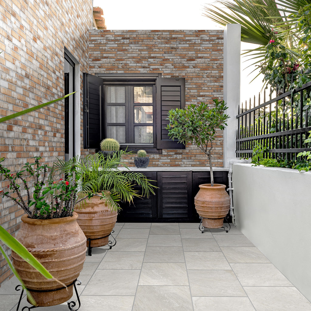 Red Textured Tile - lifestyle view