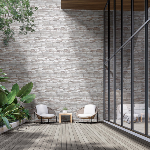 Grey Textured Tile - lifestyle view