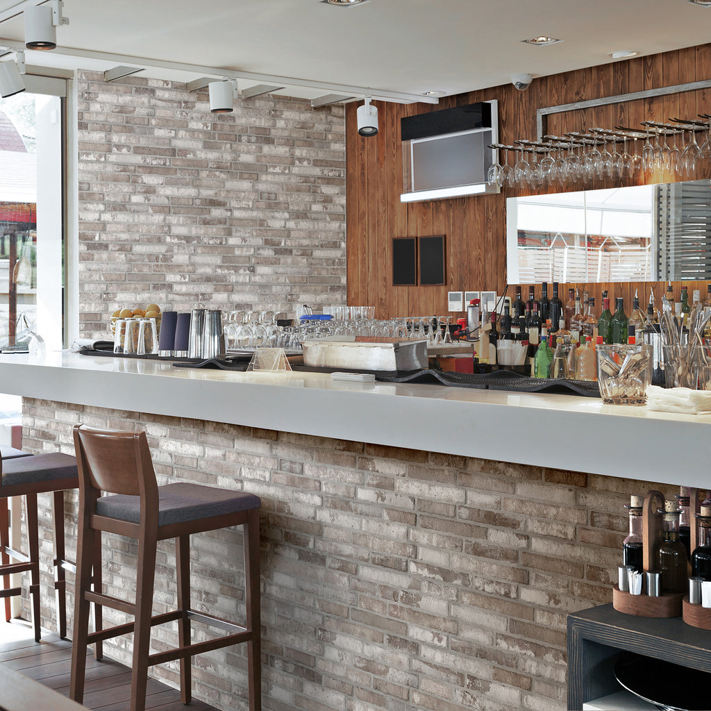 Grey Textured Tile - lifestyle view