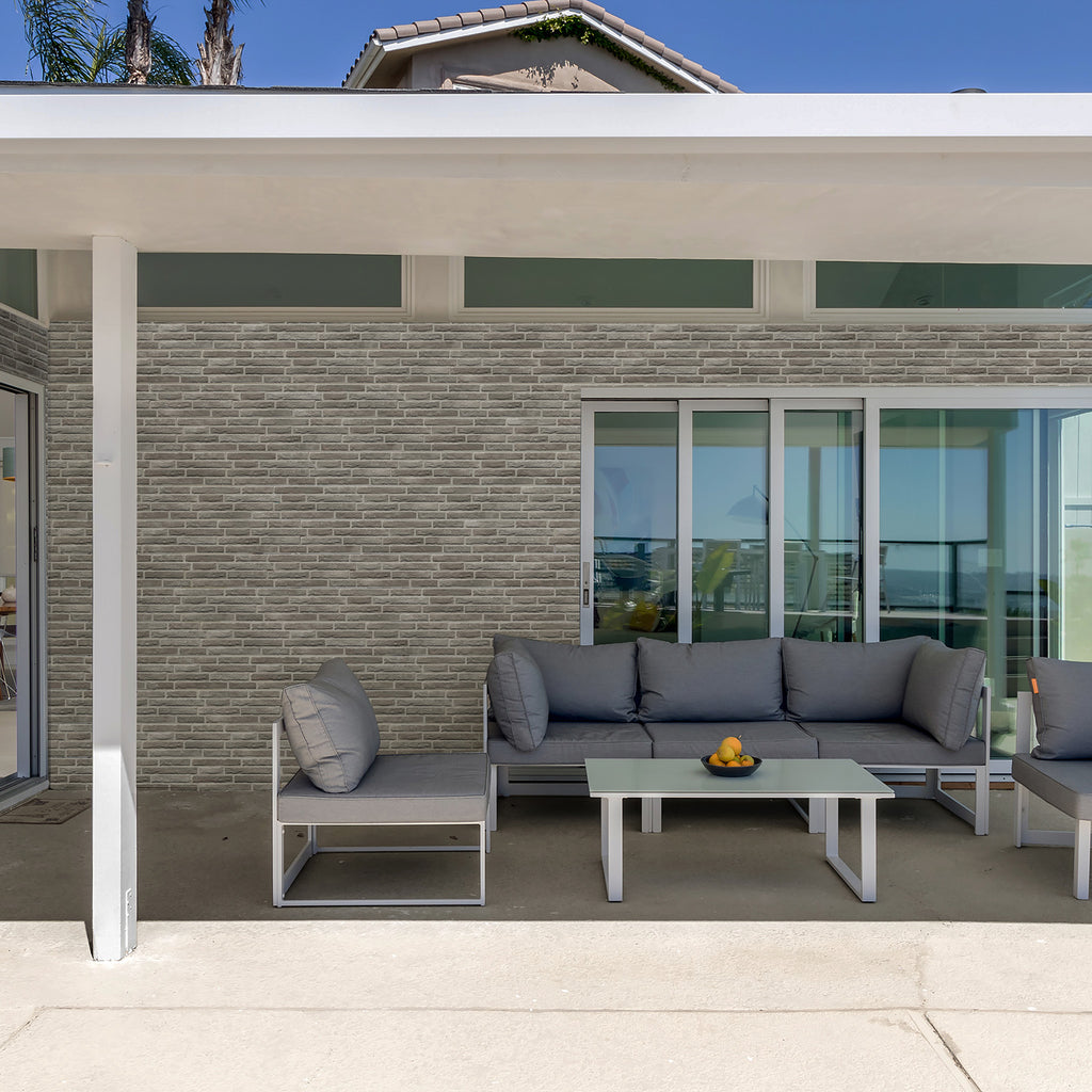 Charcoal Textured Tile - lifestyle view