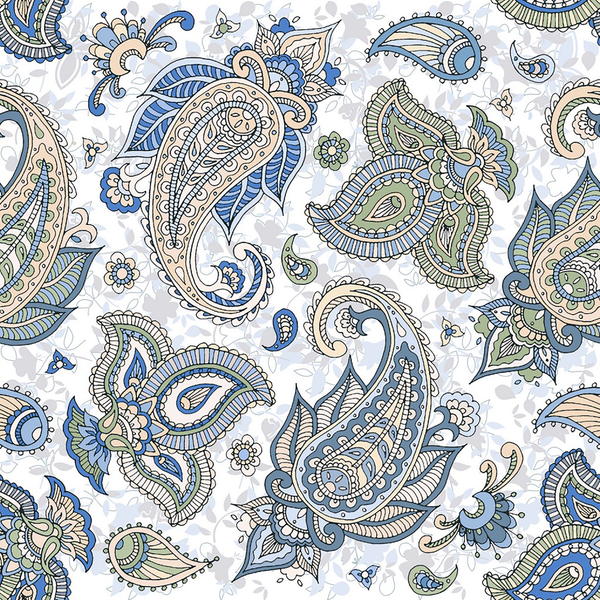 Boteh-Hara Hara Multi Colour Matt Tile