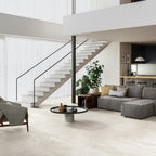 Travertine Avorio HiLite Silk Tile - lifestyle view